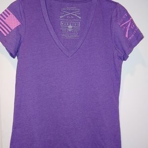 Womens V Neck Grunt Style Shirt